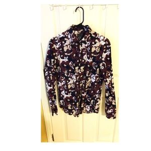 Printed Dress Button Down